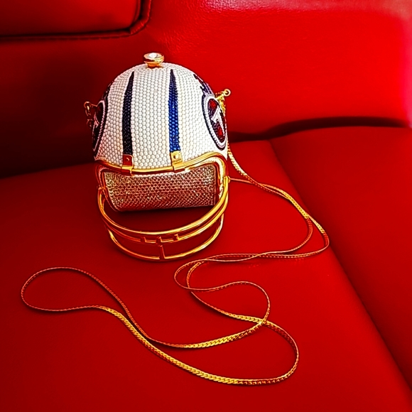 Katherine Baumann Handbags - Tennessee Titans jeweled helmet purse